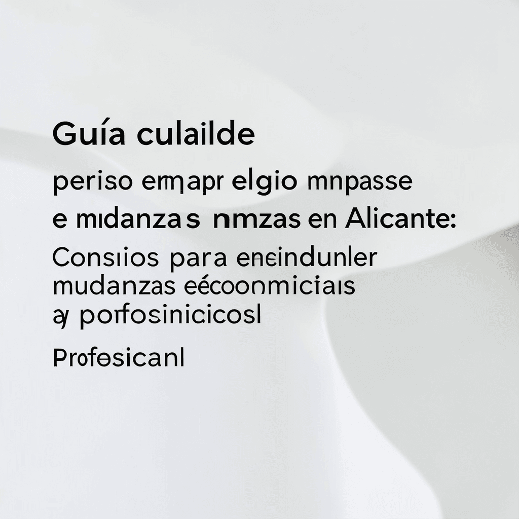 Guía completa para elegir empresa de mudanzas en Alicante: consejos para encontrar mudanzas económicas y profesionales Guía completa para elegir empresa de mudanzas en Alicante: consejos para encontrar mudanzas económicas y profesionales