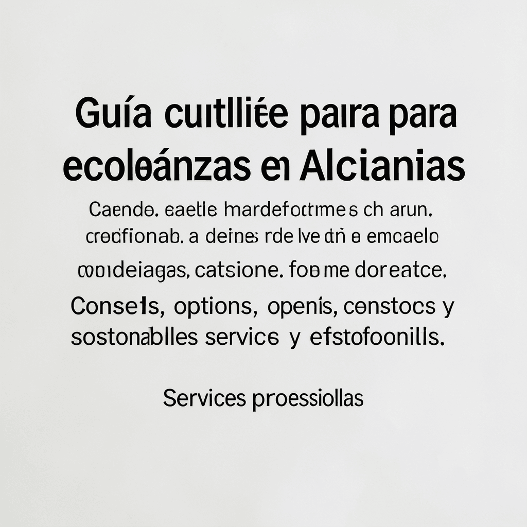 Guía completa para mudanzas ecológicas en Alicante: consejos, opciones sostenibles y servicios profesionales