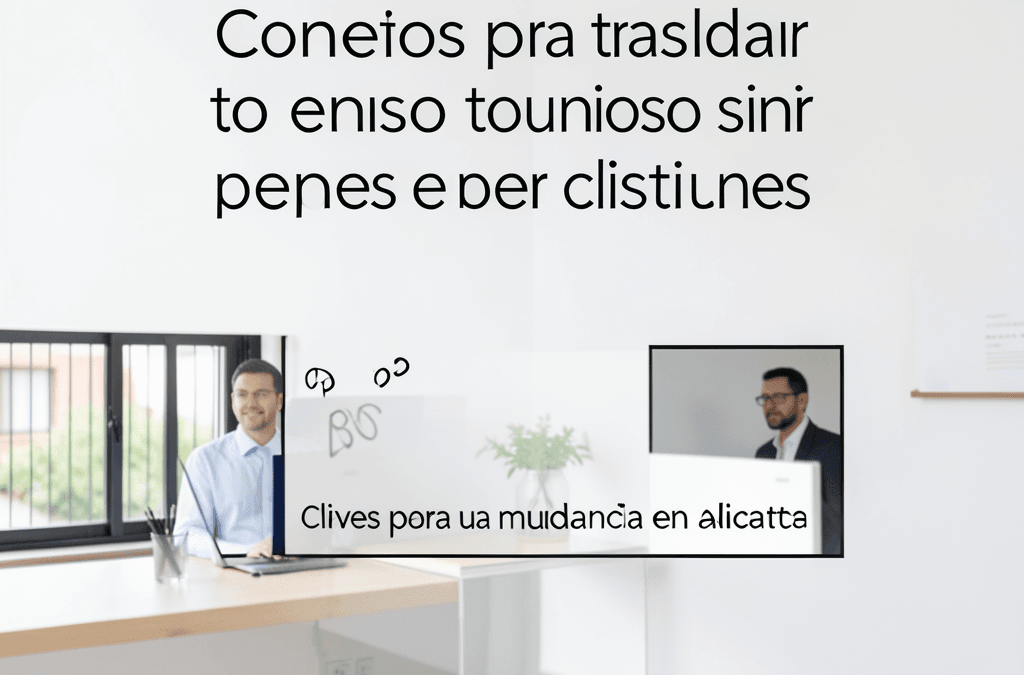 Consejos para trasladar tu negocio sin perder clientes: claves para una mudanza exitosa en Alicante