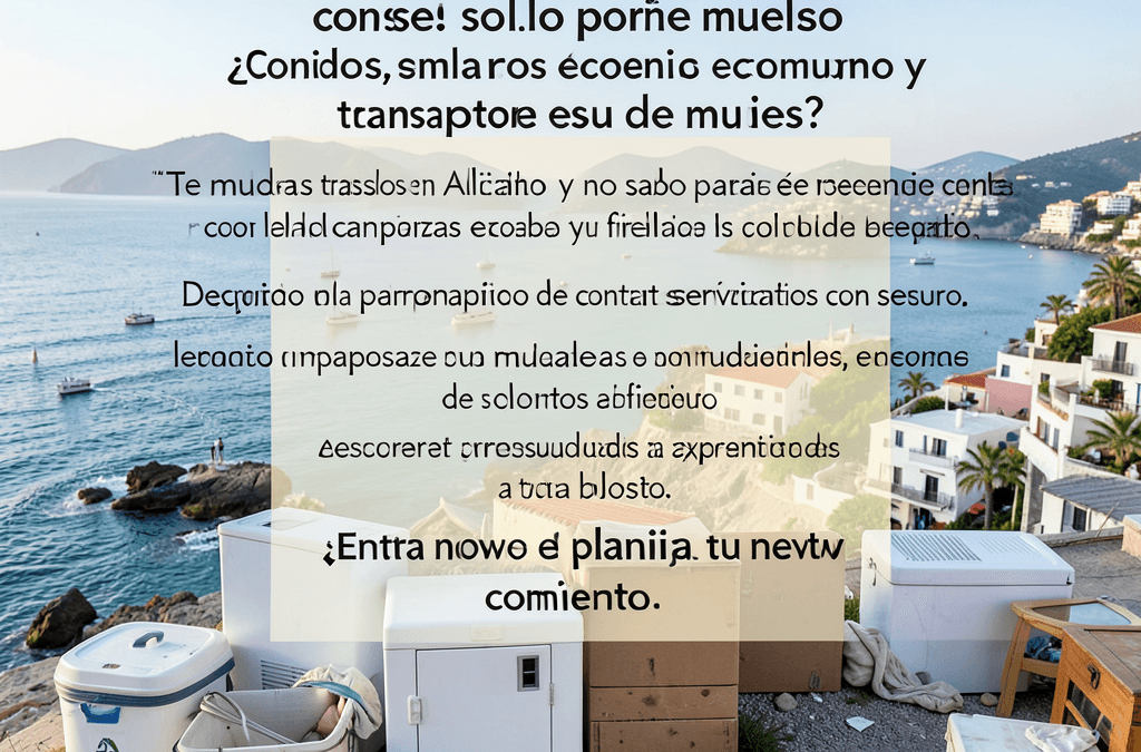 Guía completa para preparar una mudanza si vives solo en Alicante: consejos, empresas económicas y transporte seguro de muebles