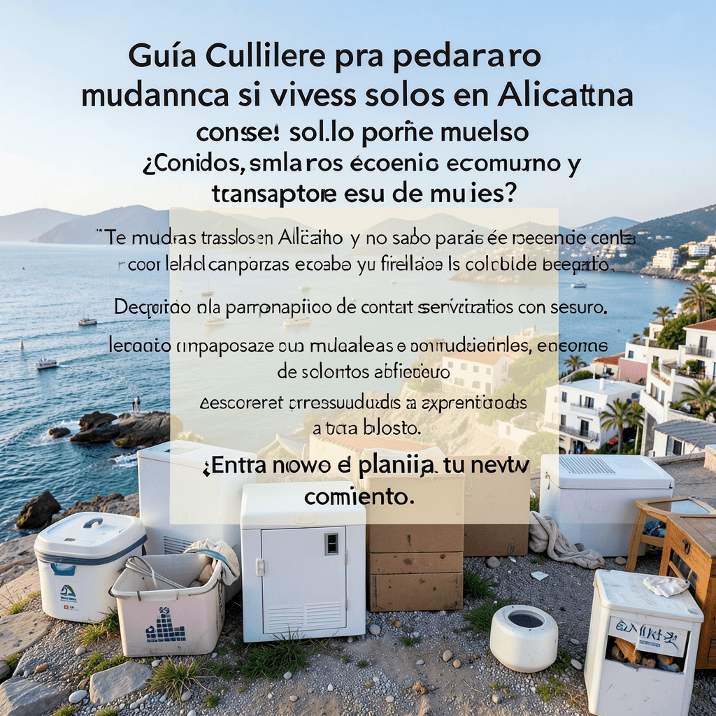 Guía completa para preparar una mudanza si vives solo en Alicante: consejos, empresas económicas y transporte seguro de muebles