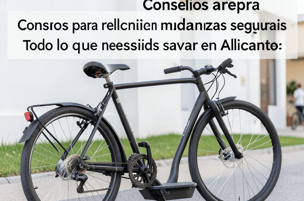 Consejos para realizar mudanzas seguras de bicicletas y patinetes: todo lo que necesitas saber en Alicante