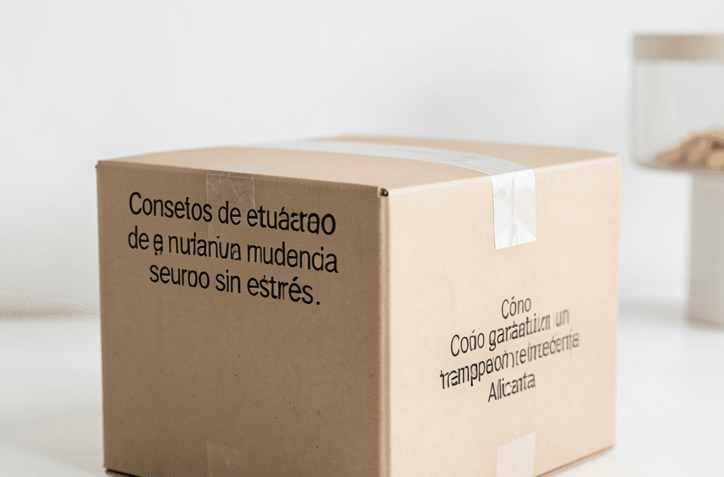 Consejos de etiquetado de cajas para una mudanza perfecta en Alicante: cómo garantizar un transporte seguro y sin estrés