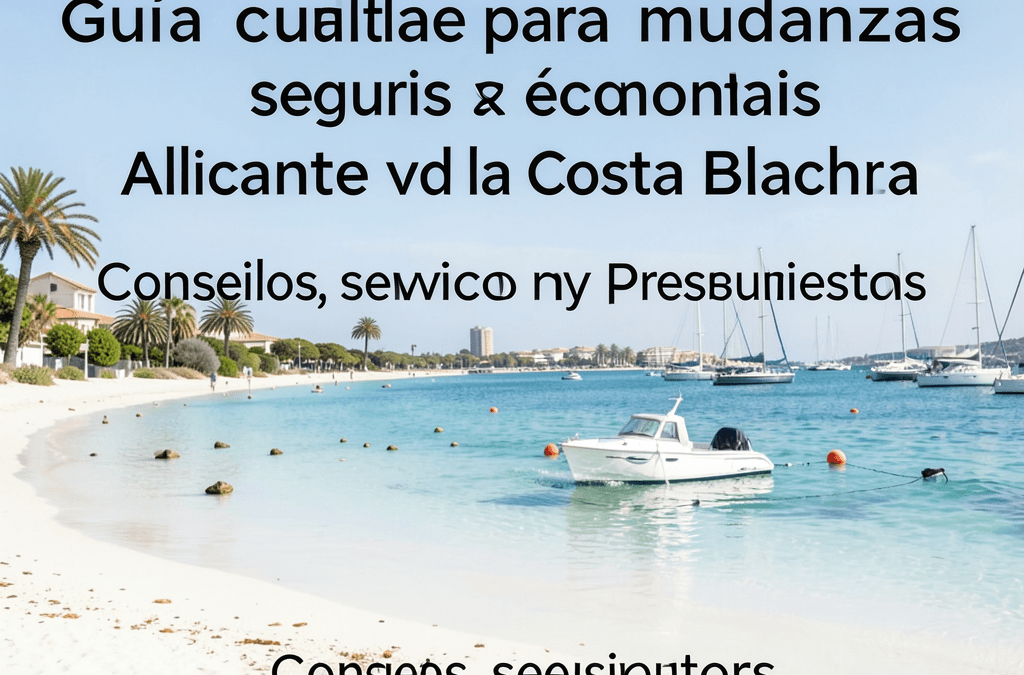 Guía completa para realizar mudanzas seguras y económicas en Alicante y la Costa Blanca: Consejos, servicios y presupuestos