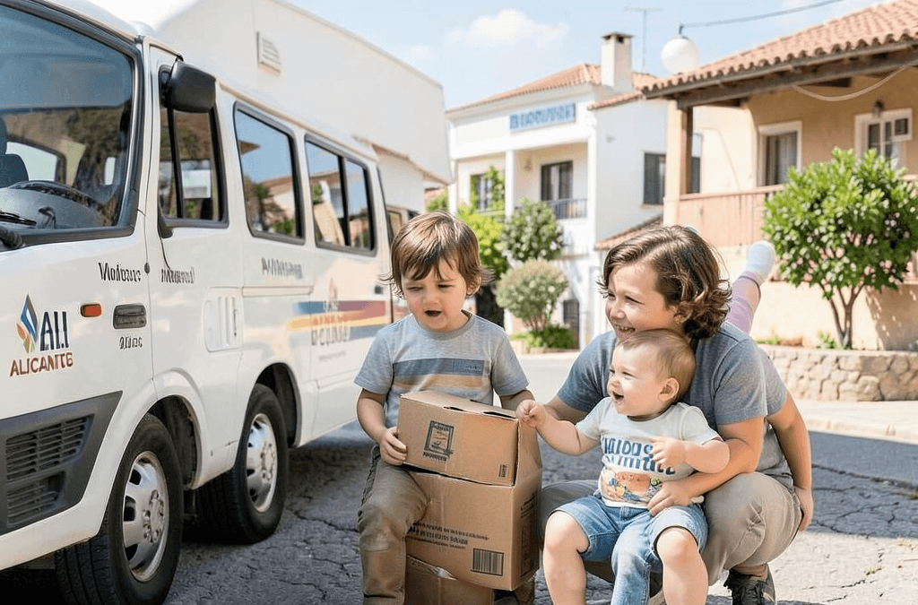 Cómo realizar mudanzas con niños de manera fácil y segura en Alicante: consejos, presupuestos y recomendaciones