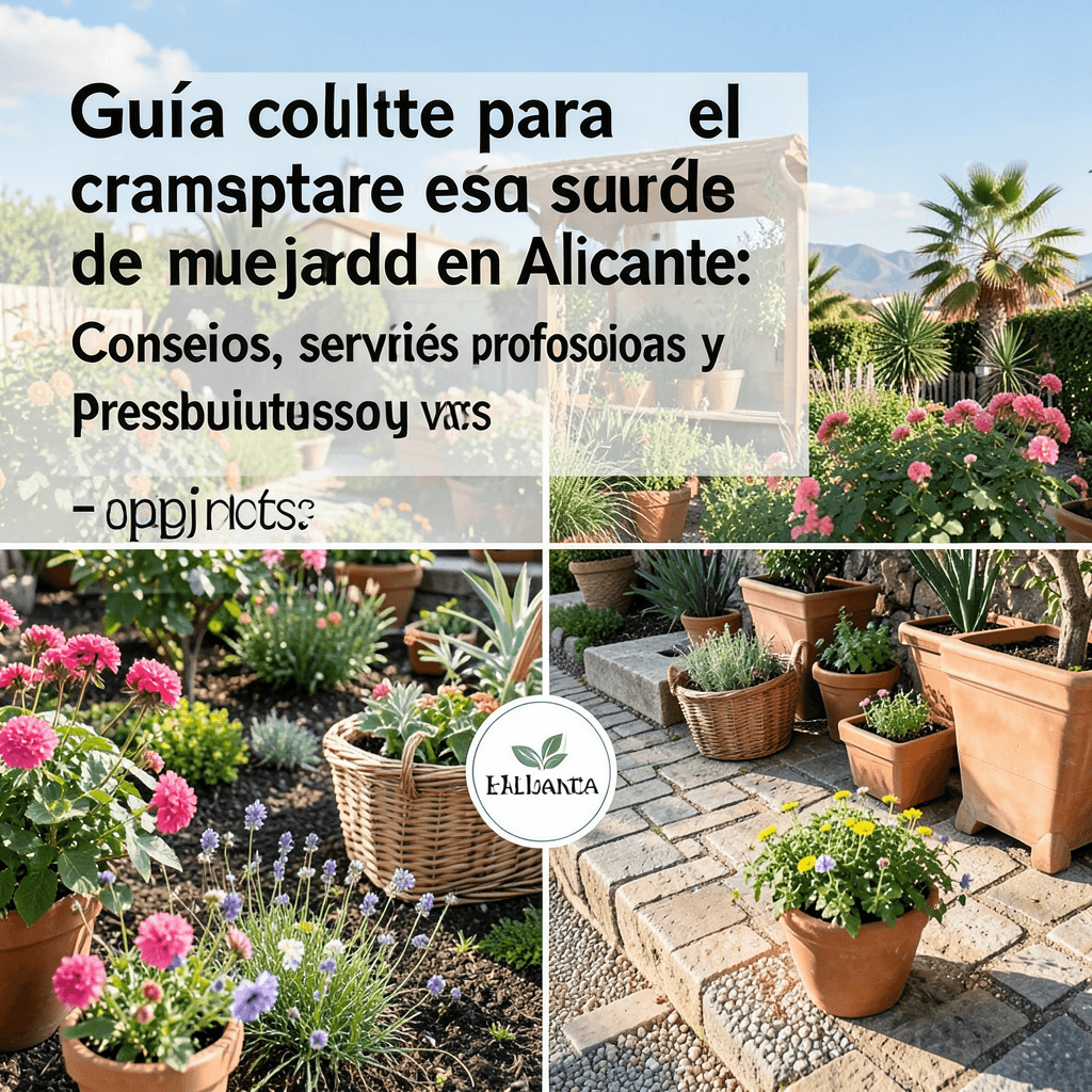 Guía completa para el transporte seguro de muebles de jardín en Alicante: Consejos, servicios profesionales y presupuestos