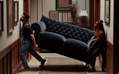 Cómo Mover un Sofá Grande por Espacios Pequeños sin Dañarlo