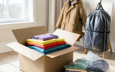 Cómo embalar ropa para una mudanza: 7 Trucos Esenciales